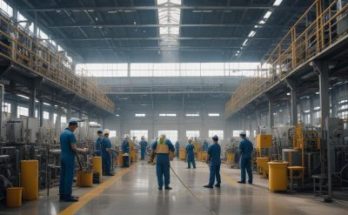 Уборка производственного цеха: обзор клининговых работ